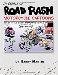 Road Rash Motorcycle Cartoon book cover