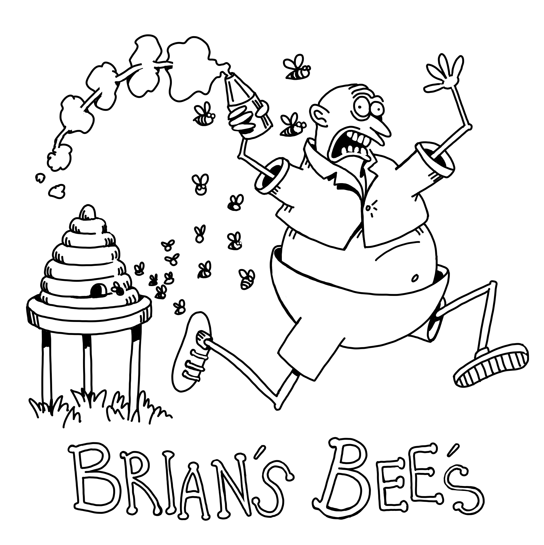 BRIAN'S BEES LOGO